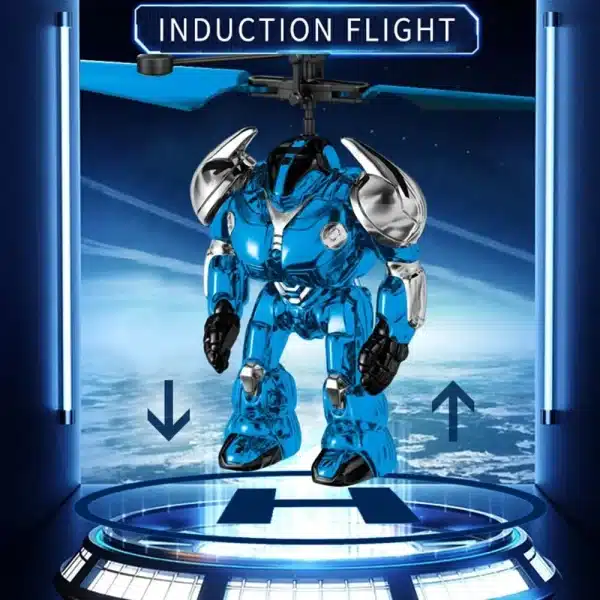 Intelligent Sensing Aircraft Mech Warrior Flying Robot Luminescent Suspension Gesture Sensing Flying Ball - Image 2