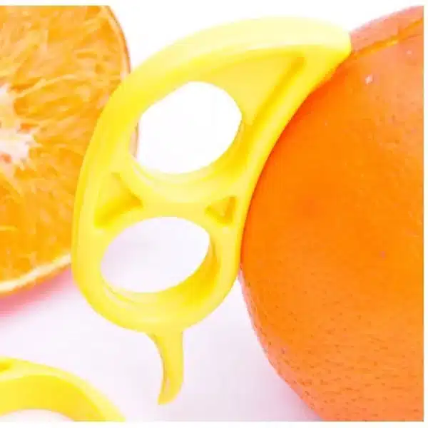 6pcs Creative Orange Peeler Lemon Slicer Fruit Stripper Easy Opener Citrus Knife Kitchen Gadget Gadget (Random Color) - Image 4