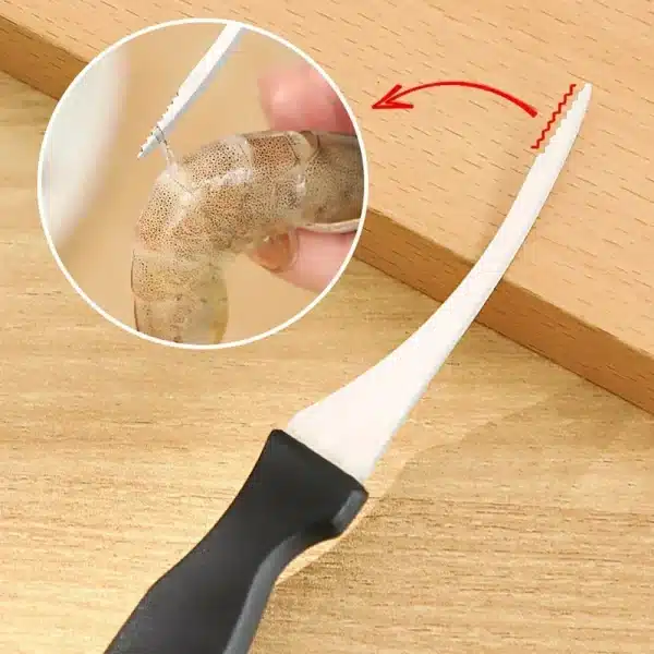 Shrimp Line Cleaner Go Wire Knife Cleaning Intestines Cutting Knife Open Back Kitchen Tool fish cleaning tools - Image 2