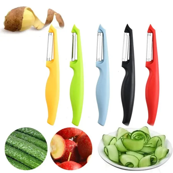 Kitchen Tool Slicer Melon Gadgets Zirconia Ceramics Tools Cutter Kitchen Potato Radish Fruit Peeler Pruner E5g7