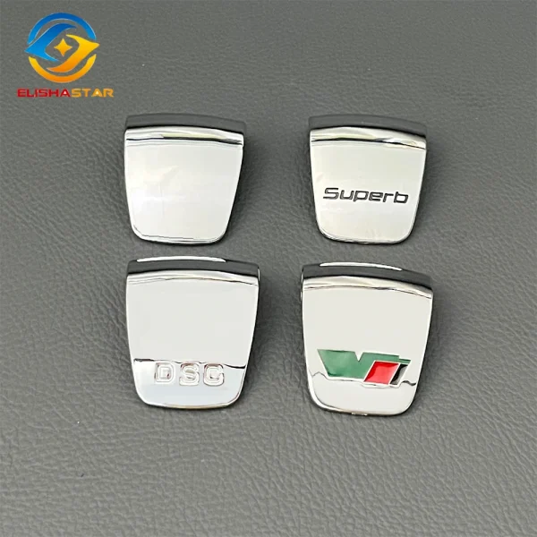 For Skoda Superb Automatic Gear Shift Knob Cover Trim For Skoda Octavia Gear Shift Handball Cover Car Interior Replacement Parts