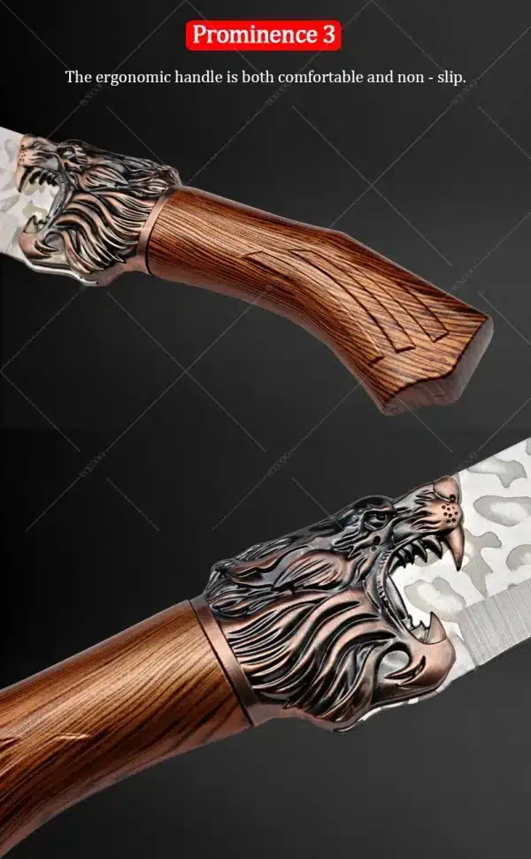 WXCOO Forged Kitchen Chef Knife Set Stainless Steel Meat Fish Fruit Vegetables Slicing Knife Butcher Boning Cleaver Knives - Image 4
