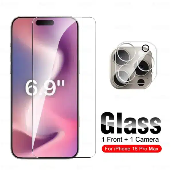 3D Camera Protective Glass For iPhone 16 Pro Max Tempered Glass iPhone16 Plus iPhone16Pro 16Pro 16ProMax Armor Screen Protector