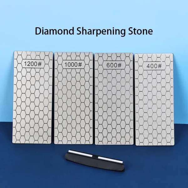 Diamond Knife Sharpener,Sharpening Stone,Grinding Kitchen Tools,Accessories Gadgets,Fine Whetstone,Grit 400,600,1000,1- 4Pcs Set