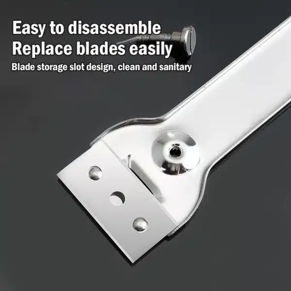 Stainless Steel Cleaning Scraper Blade Glass Kitchen Ceramic Tile Decontamination Scraper Wall Floor Paint Scraper Tool Knife - Image 3