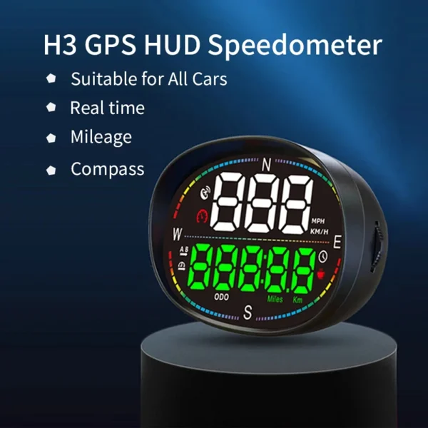 Car HUD Head Up Display Car GPS Digital Speedometer Odometer Meter For Motorcycle Auto Interior Replacement Parts