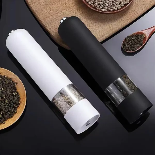 Automatic Salt Pepper Grinder Set Electric Spice Mill For Pepper Spice Adjustable Coarseness Kitchen Grinding Gadgets Dropship - Image 2