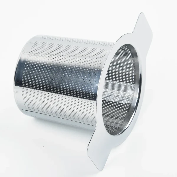 304 Stainless Steel Dual Ear Fine Mesh Filter Tea Infuser Fine Reusable Strainer Household Tea Maker Tea Drain Kitchen Gadget