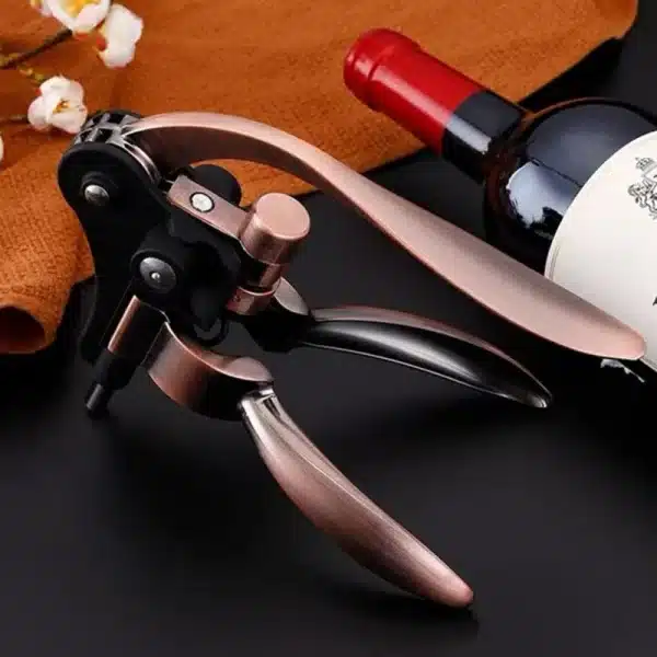 Red Wine Bottle Opener Rabbit Head Wine Opener Red Wine Gadget Set Is Labor-saving and Practical Kitchen Accessories - Image 3