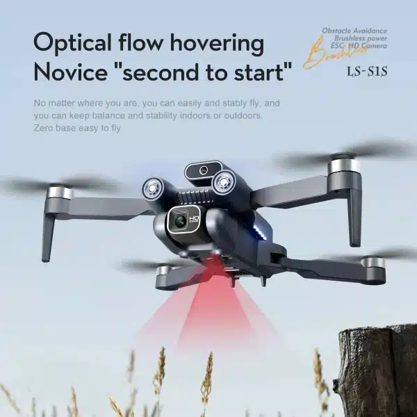New S1S Mini Drone Caméra 8K Professional Brushless Motor Dron Obstacle Avoidance HD Dual Camera Foldable Quadcopter Toys - Image 6