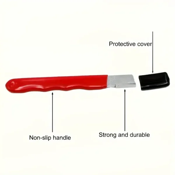 Portable knife sharpener Garden scissors Kitchen knife Mouth sharpener Scraper Edge trimmer Edge scraper - Image 2