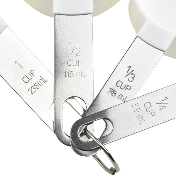 8pcs Baking Tool Kitchen Measuring Spoon Sets Stainless Steel Handle Measuring Cup With Scale Measuring Spoon Kitchen Gadget