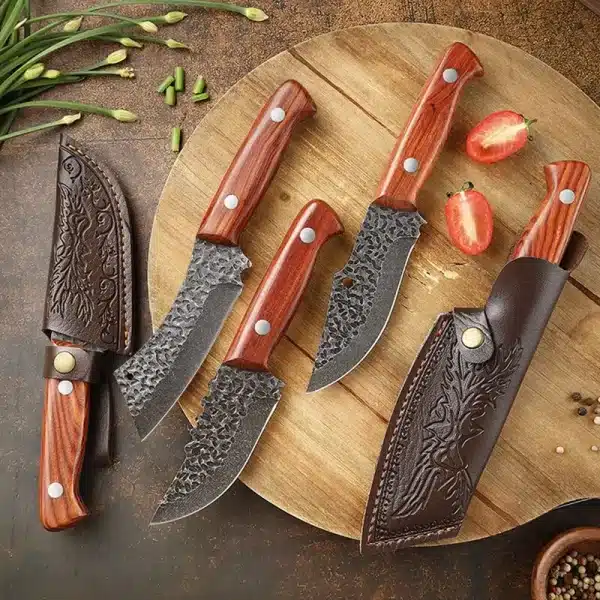 Handmade Forged Stainless Steel Kitchen Knife Knife Boning Knifes Fruit Knife Meat Cleaver Butcher Knife Cooking Knives BBQ - Image 6