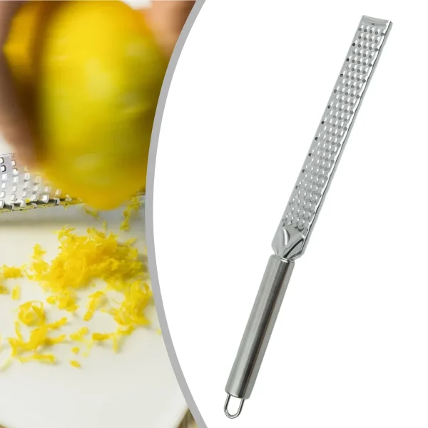 32 X 2.5cm Kitchen Grater Lemon Cheese Spices Stainless Steel Grater Fruit Vegetable Peeler Flat Grater Tools Kitchen Gadgets