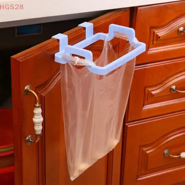 1 Pack Hanging Trash Bag Holder Cabinet Storage Rag Hook Trash Can Kitchen Accessories Gadgets - Image 5