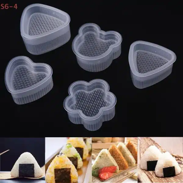 1Pcs DIY Sushi Maker Tool Rice Mold Kitchen Japanese Cuisine Rice Ball DIY Bento Easy To Make Plastic Sushi Kit Kitchen Gadgets - Image 2