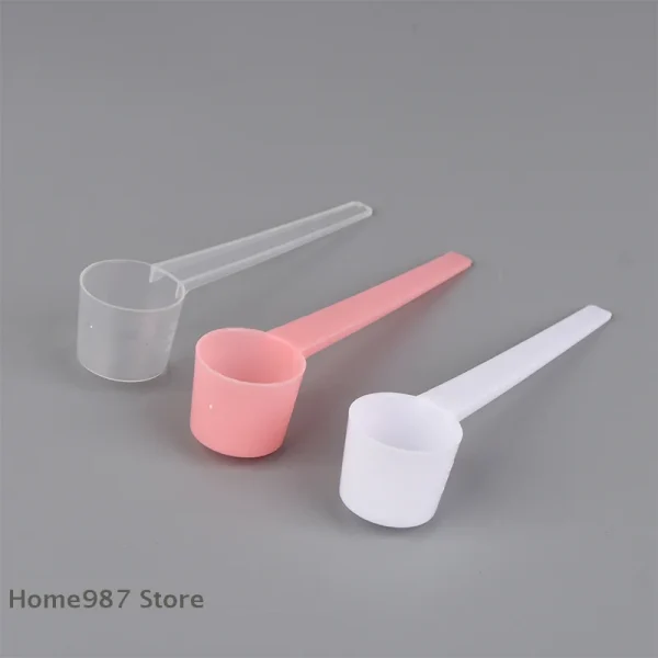 10 Pcs 5g Plastic Measuring Spoons Coffee Protein Milk Powder Scoop Home Kitchen Gadgets DIY Measuring Spoon