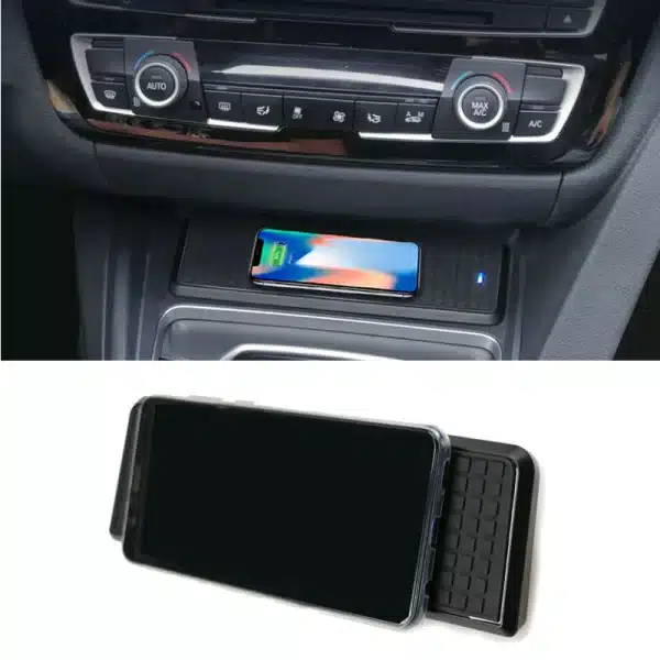 Center console phone holder charge wireless charger For BMW F30 F31 F32 F33 F36 F34 3 series interior trim tuning accessories