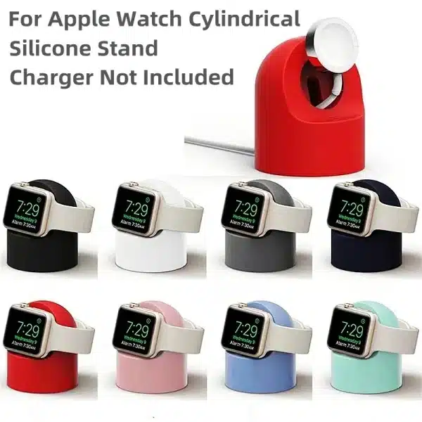 For Watch Smartwatch Wireless Charging Silicone Desktop Bracket Wireless Charging Watch Charger Stand