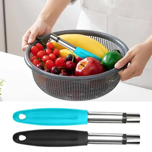 Apple Corer Small Stainless steel Core Remover Pear Corer Multifunctional fruit Corer Ergonomic Handle home Kitchen Gadget