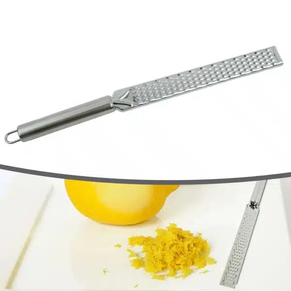 20cmStainless Steel Wire Grater Plastic Anti Slip Handle Cheese Grater Chocolate Lemon Grater Garlic Fruit Grater Kitchen Gadget - Image 5