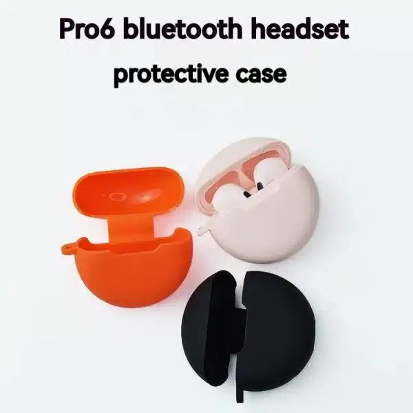 Earphone Case for PRO 6 Key Chain Silicone Anti-fall Protective Accessories Wireless Headphones Pro 6 Bluetooth Earphone Earbuds