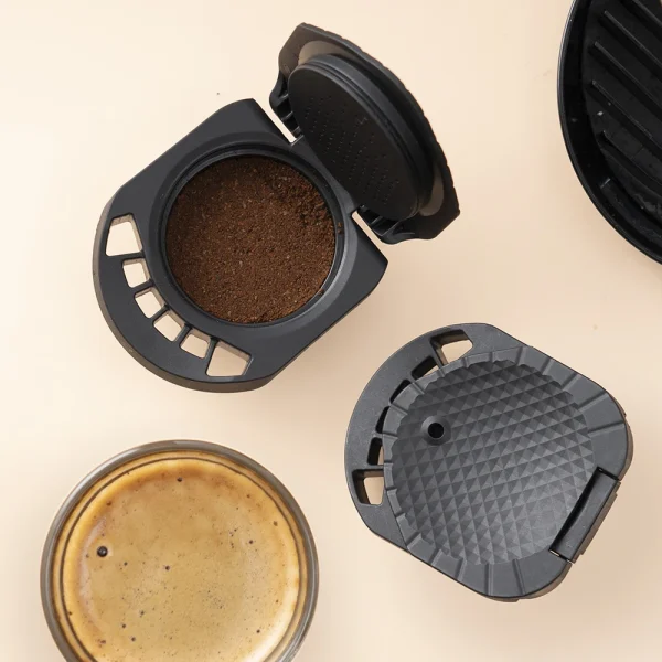 Refillable Coffee Adapter for Genio S & Piccolo XS Maker Reusable Coffee Powder Pod Capsule Holder for Dolce Gusto Machine