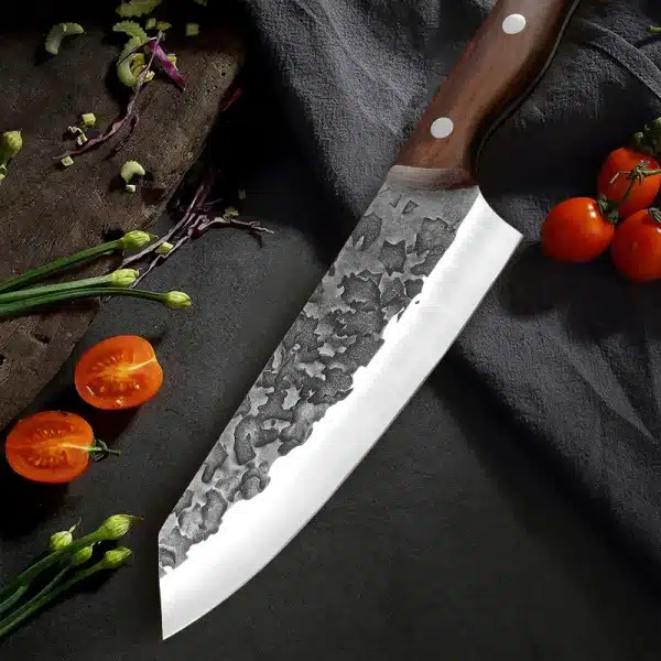 Meat Cleaver Butcher Kitchen Knife Stainless Steel Meat Chopping Chef Fish Vegetables Slicing Butcher Knife With Sheath - Image 4