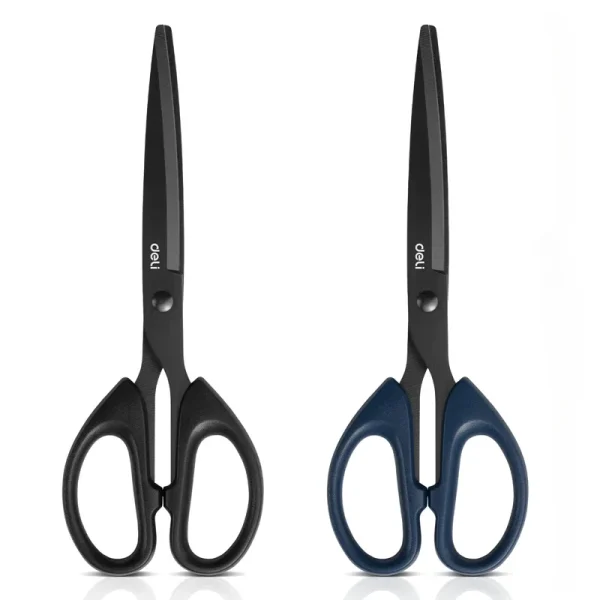 DGEV 210/175mm Black Stainless Steel Scissors Business Office Stationery Home Tailor Shears Kitchen Knife Cutter Cutting Tool - Image 3