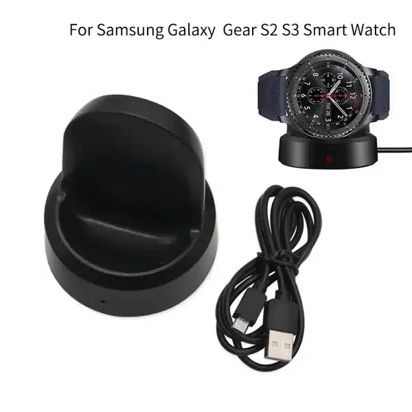 Wireless Charger for Samsung Galaxy Smart Watch Fast Charging Base Dock For Samsung Gear S3 Classic Frontier S2 Smartwatch