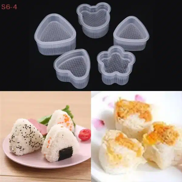 1Pcs DIY Sushi Maker Tool Rice Mold Kitchen Japanese Cuisine Rice Ball DIY Bento Easy To Make Plastic Sushi Kit Kitchen Gadgets - Image 3