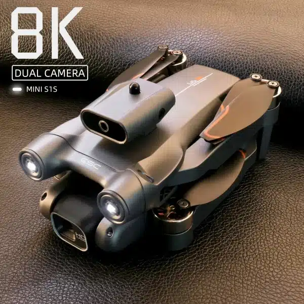 New S1S Mini Drone Caméra 8K Professional Brushless Motor Dron Obstacle Avoidance HD Dual Camera Foldable Quadcopter Toys - Image 5