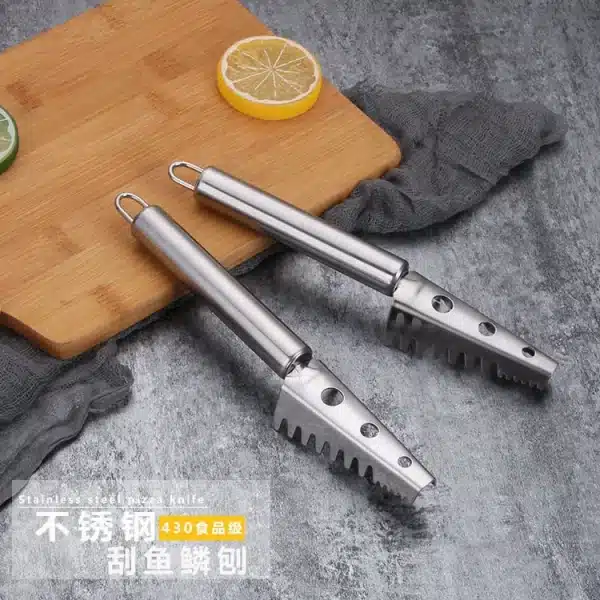1pcs High Quality Stainless Steel Kitchen Tool Fish Scale Remover Cleaner Scaler Scraper Peeler Useful Home Kitchen Gadget - Image 2