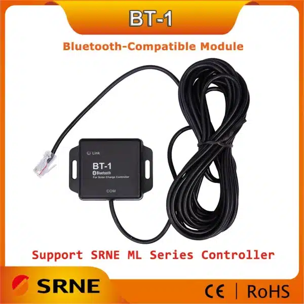 SRNE BT-1 Bluetooth-Compatible Module 5V-12V for MPPT Controller ML Series Controllers IP67 Wireless Monitor Solar PV System