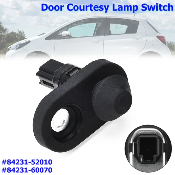 1pc Car Interior Door Courtesy Light Lamp Switch 84231-60070 84231-52010 For Lexus CT200h 2011-2014 Black Car Replacement Parts