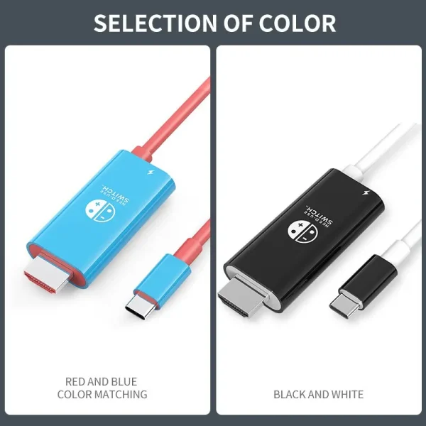 Portable Dock USB Type C to HDMI Conversion Cable for TV Docking Mode Nintendo Switch Steam Deck - Image 5