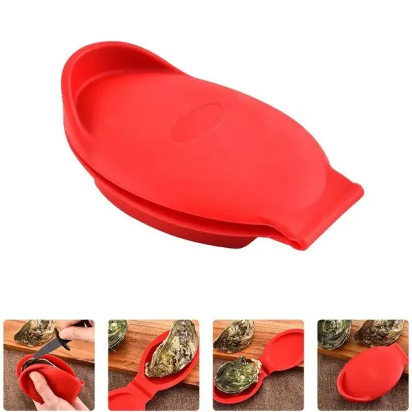 Oyster Shucking Hand Clip Oyster Shucker Shellfish Opener Kitchen Gadgets For Seafood Oyster Knives Opener Silicone Accessories - Image 3