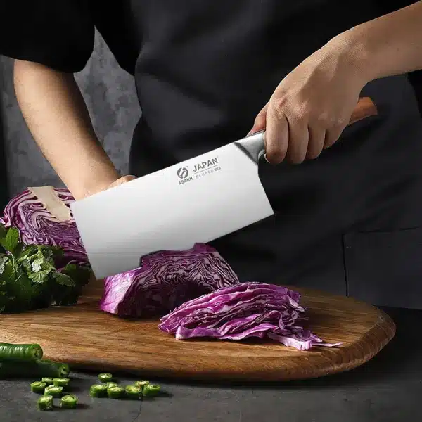 Professional Japanese Kitchen Chef Knife Set Meat Fish Slicing Vegetables Cutter Stainless Steel Butcher Cleaver Knife with Box - Image 4