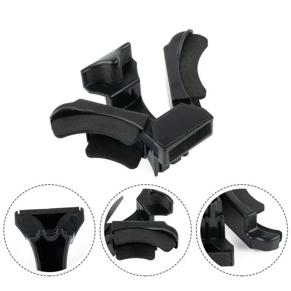 Divider Cup Holder Insert 1pc 55633-60050 ABS Black Interior Parts Replacement For TOYOTA For LEXUS High Quality