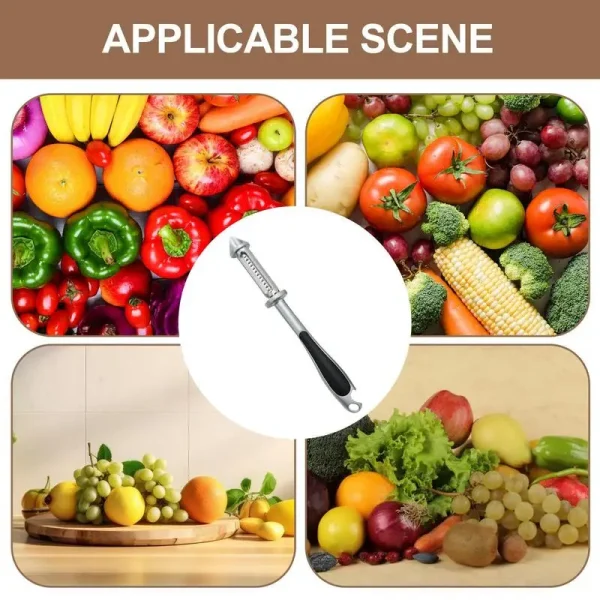 Potato Peelers Stainless Steel Cucumber Peeler With Shredder Function Kitchen Peeling Tool Home Gadgets Multi-Function Peeler - Image 5