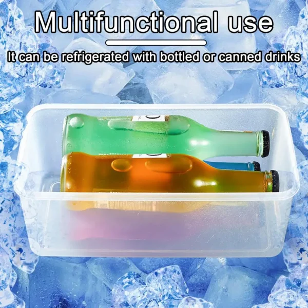 Ice Tray with Twist Design Leak Proof Kitchen Gadgets Stackable Ice Cube Tray Set with Lids Scooper Leak for Cocktail for Making