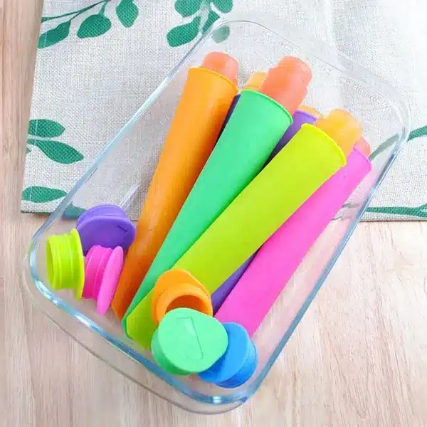 6PCS/set Summer Creative DIY Silicone Popsicle Makers Handheld Popsicle Mold Ice Cream Popsicle Mould Kitchen Gadgets - Image 3