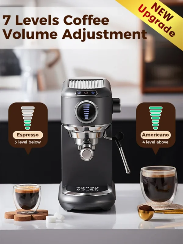 Cafelffe 4-in-1 Coffee Maker Hot/Cold Dolce Gusto&Nespresso Capsule ESE Pod Ground Cappuccino Espresso Machine Cafetera 19 Bar - Image 4