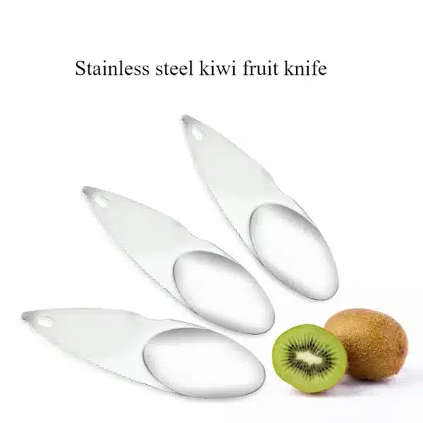 Stainless Steel Kiwi Peeler Kiwi Avocado Dig Spoon Scooper Fruit Cutter Serrated Peeling Knife Kitchen Cutting Gadgets - Image 2