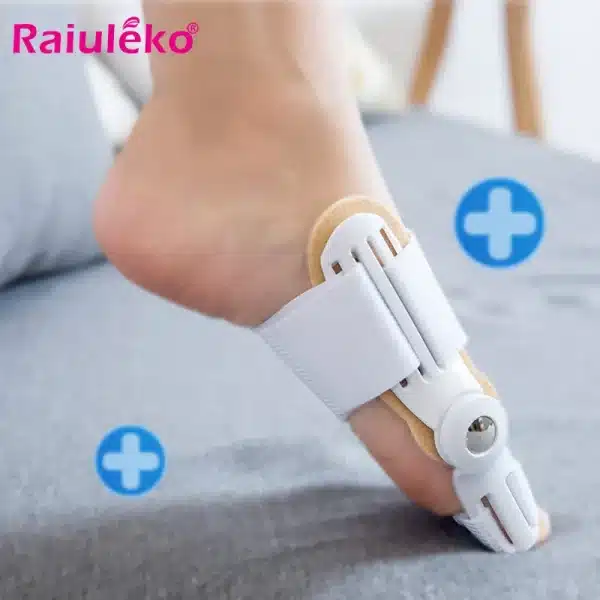 1Pair Bunion Separator Corrector Hallux Valgus Orthopedic Braces Toe Bone Thumb Orthotics Tool Foot Care Toe Splint Straightener