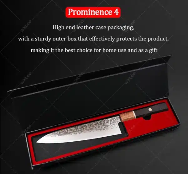 Forged Meat Cleaver Japanese Chef Knife Cutting Meat Stainless Steel Kitchen Knife Sharp Vegetable and Fruit Slicing Knife - Image 5