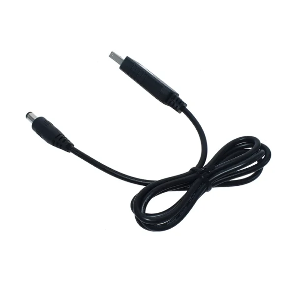 USB power boost line DC 5V to DC 9V / 12V Step UP Module USB Converter Adapter Cable 2.1x5.5mm Plug - Image 3