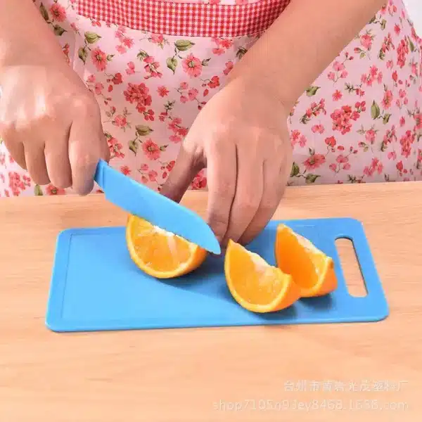 Sawtooth Cutter Plastic Fruit Knife Safe Kitchen Knife Kids Chef For Bread Lettuce Toddler Cooking Knives Children Paring Knives - Image 5