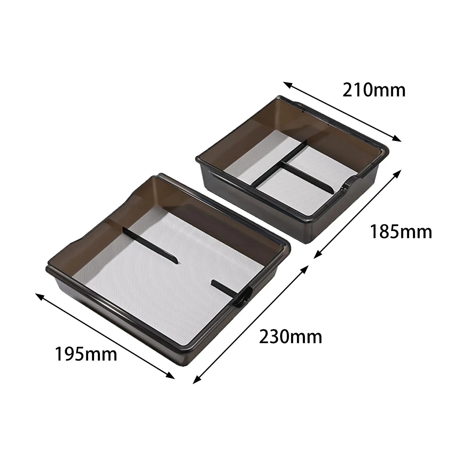 Center Console Organizer Interior Accessories Replace Parts Easily Install Parts,Central Storage Box Holder for Model 3