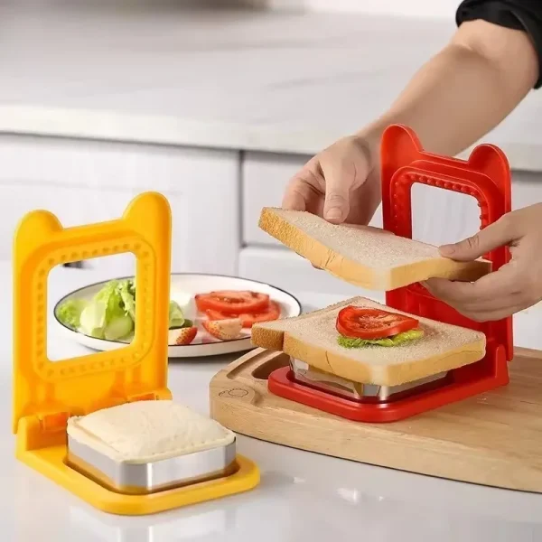 Breakfast Sandwich Maker Bread Mold Toast Bread Cutting Die Sandwich Cookie Cutter Breakfast Dessert DIY Tool Kitchen Gadgets